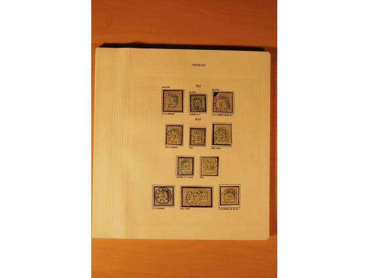 1859/67, ungebrauchte, ungestempelte spezialisierte alte Sammlung mit vielen besseren und interessanten Stücken, dabei u.a. M
