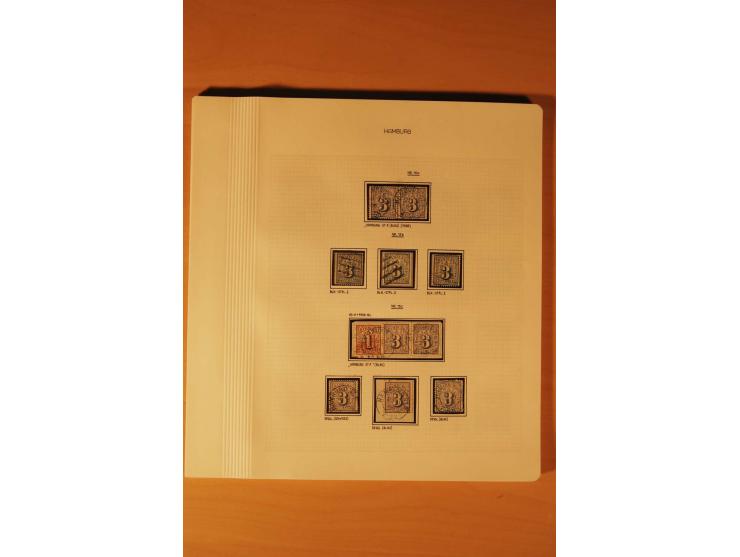 1859/67, ungebrauchte, ungestempelte spezialisierte alte Sammlung mit vielen besseren und interessanten Stücken, dabei u.a. M