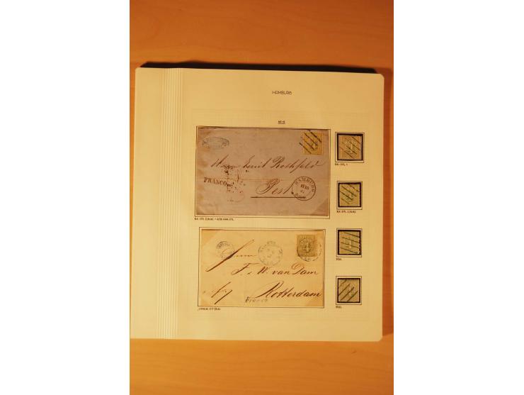 1859/67, ungebrauchte, ungestempelte spezialisierte alte Sammlung mit vielen besseren und interessanten Stücken, dabei u.a. M