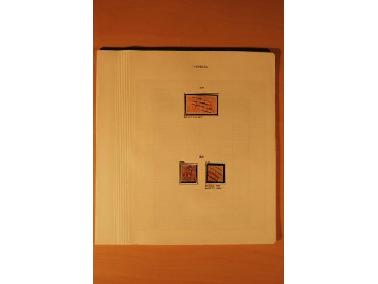 1859/67, ungebrauchte, ungestempelte spezialisierte alte Sammlung mit vielen besseren und interessanten Stücken, dabei u.a. M