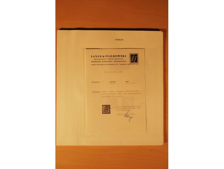 1859/67, ungebrauchte, ungestempelte spezialisierte alte Sammlung mit vielen besseren und interessanten Stücken, dabei u.a. M