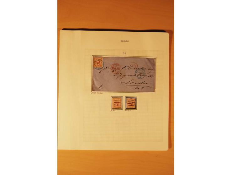 1859/67, ungebrauchte, ungestempelte spezialisierte alte Sammlung mit vielen besseren und interessanten Stücken, dabei u.a. M