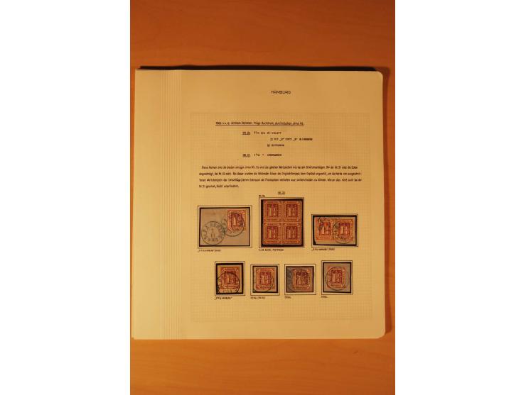 1859/67, ungebrauchte, ungestempelte spezialisierte alte Sammlung mit vielen besseren und interessanten Stücken, dabei u.a. M