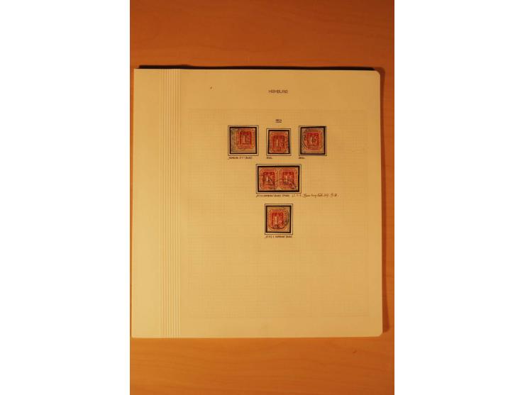 1859/67, ungebrauchte, ungestempelte spezialisierte alte Sammlung mit vielen besseren und interessanten Stücken, dabei u.a. M