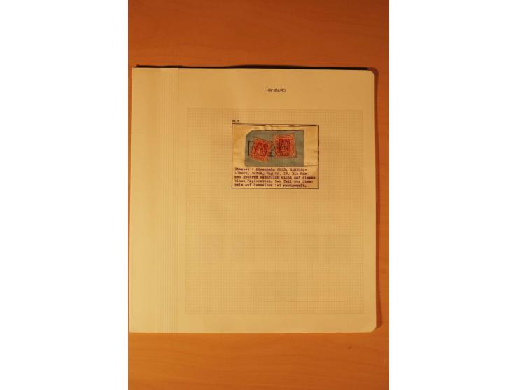 1859/67, ungebrauchte, ungestempelte spezialisierte alte Sammlung mit vielen besseren und interessanten Stücken, dabei u.a. M