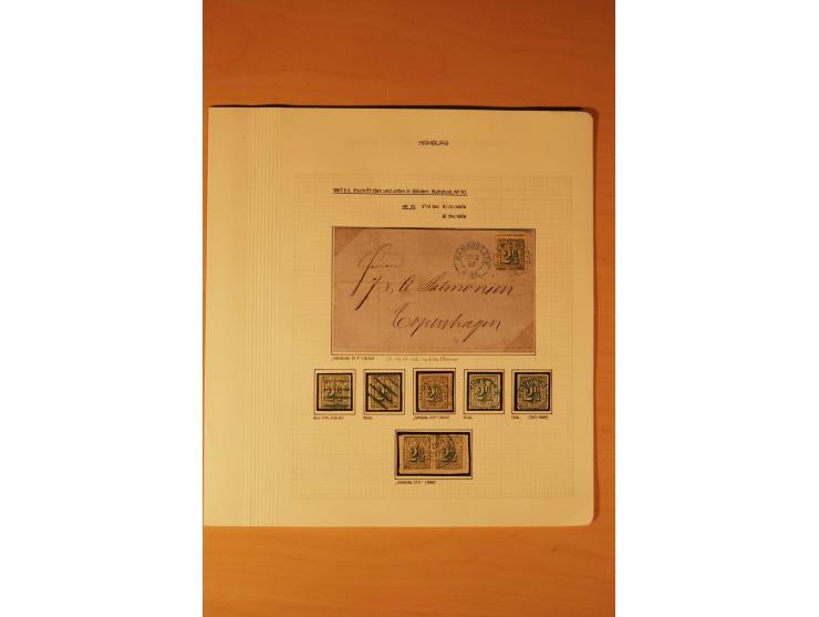 1859/67, ungebrauchte, ungestempelte spezialisierte alte Sammlung mit vielen besseren und interessanten Stücken, dabei u.a. M