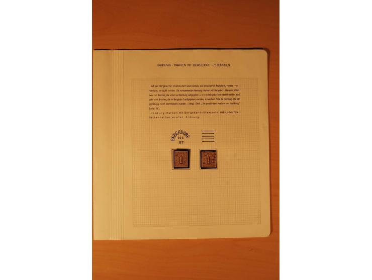 1859/67, ungebrauchte, ungestempelte spezialisierte alte Sammlung mit vielen besseren und interessanten Stücken, dabei u.a. M