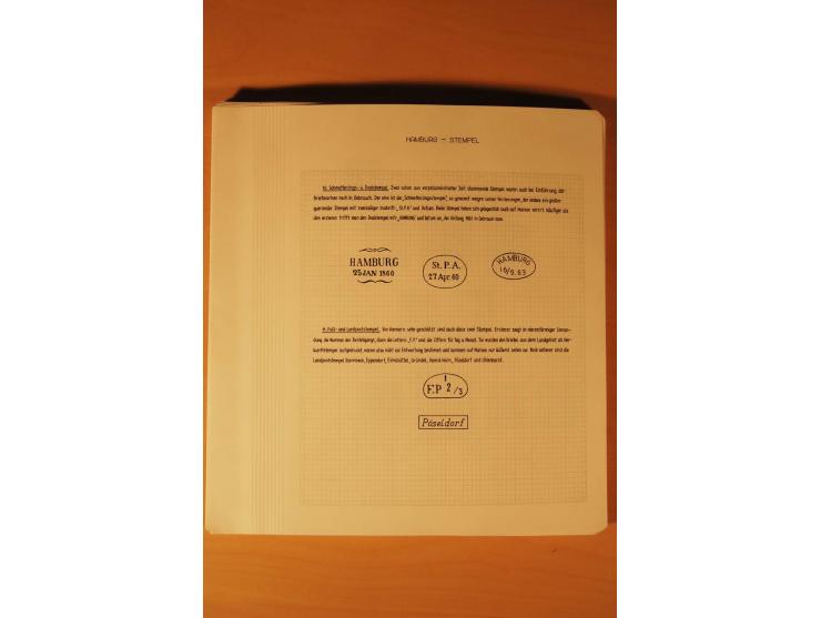 1859/67, ungebrauchte, ungestempelte spezialisierte alte Sammlung mit vielen besseren und interessanten Stücken, dabei u.a. M