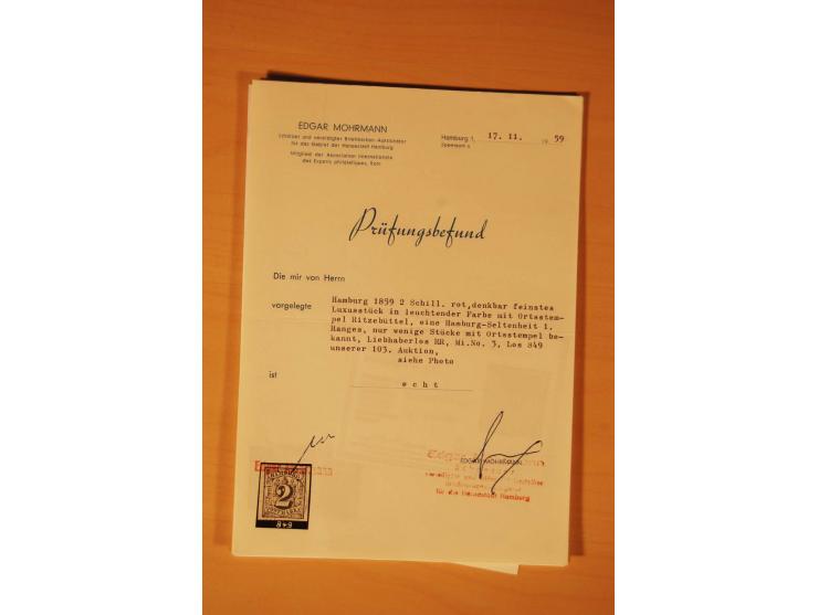 1859/67, ungebrauchte, ungestempelte spezialisierte alte Sammlung mit vielen besseren und interessanten Stücken, dabei u.a. M