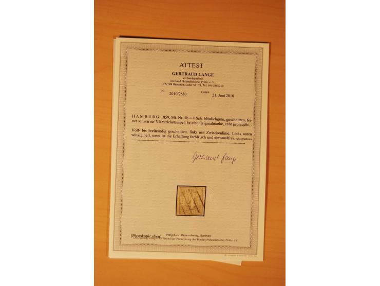 1859/67, ungebrauchte, ungestempelte spezialisierte alte Sammlung mit vielen besseren und interessanten Stücken, dabei u.a. M