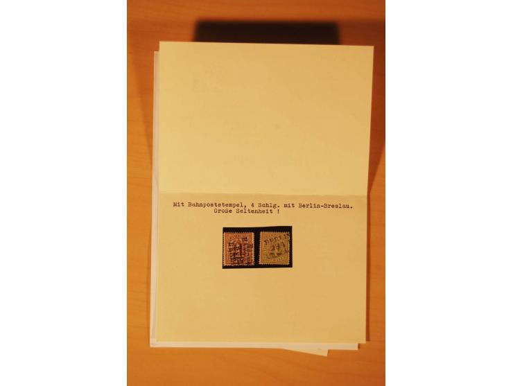1859/67, ungebrauchte, ungestempelte spezialisierte alte Sammlung mit vielen besseren und interessanten Stücken, dabei u.a. M