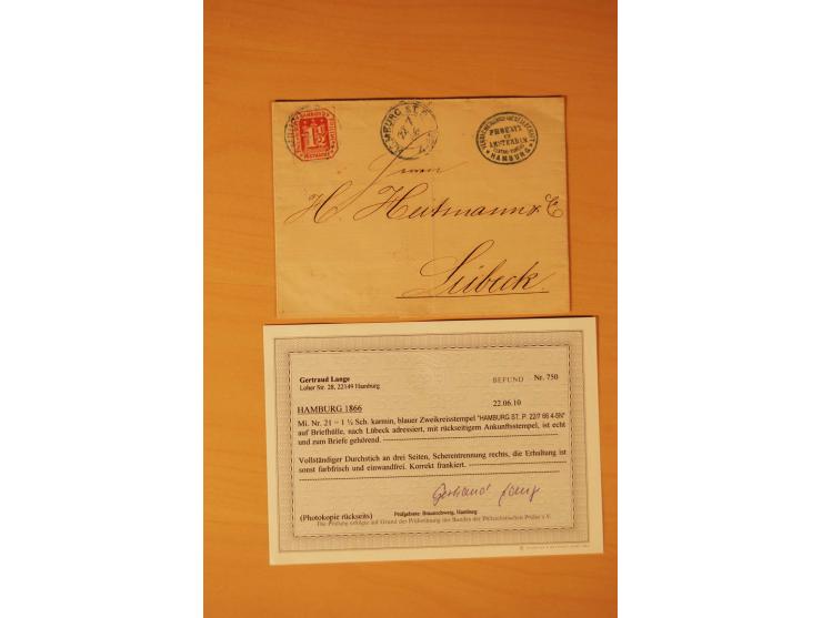 1859/67, ungebrauchte, ungestempelte spezialisierte alte Sammlung mit vielen besseren und interessanten Stücken, dabei u.a. M