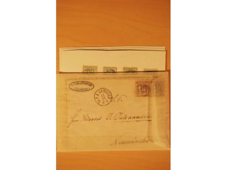 1859/67, ungebrauchte, ungestempelte spezialisierte alte Sammlung mit vielen besseren und interessanten Stücken, dabei u.a. M