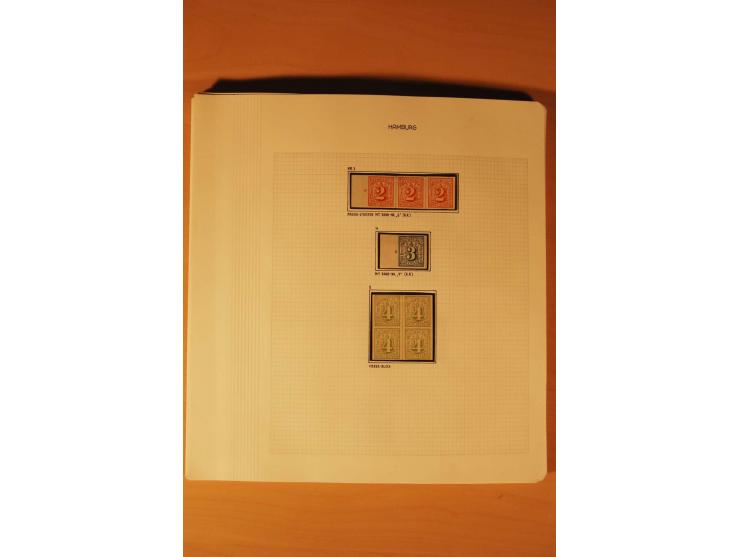 1859/67, ungebrauchte, ungestempelte spezialisierte alte Sammlung mit vielen besseren und interessanten Stücken, dabei u.a. M