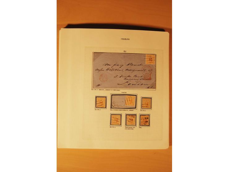 1859/67, ungebrauchte, ungestempelte spezialisierte alte Sammlung mit vielen besseren und interessanten Stücken, dabei u.a. M