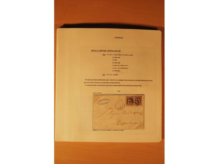 1859/67, ungebrauchte, ungestempelte spezialisierte alte Sammlung mit vielen besseren und interessanten Stücken, dabei u.a. M