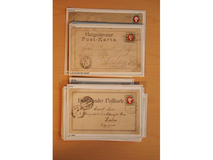 1867/79, ungebrauchte und gestempelte alte Partie mit 28 Briefen und Karten, dabei u.a. Mi.-Nr. 1I, Nr. 4 mit Hamburger Stadt