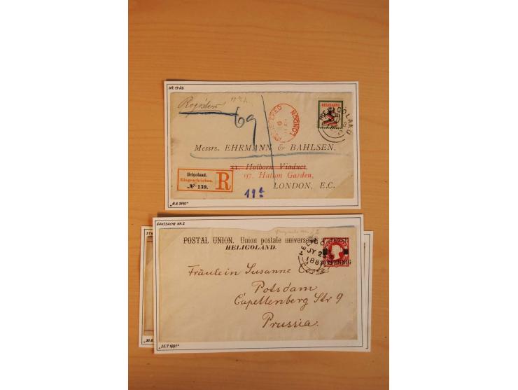 1867/79, ungebrauchte und gestempelte alte Partie mit 28 Briefen und Karten, dabei u.a. Mi.-Nr. 1I, Nr. 4 mit Hamburger Stadt