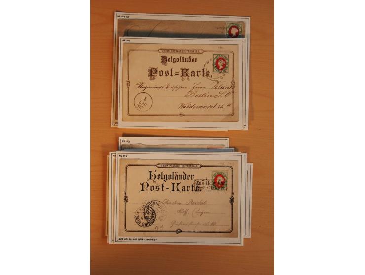 1867/79, ungebrauchte und gestempelte alte Partie mit 28 Briefen und Karten, dabei u.a. Mi.-Nr. 1I, Nr. 4 mit Hamburger Stadt