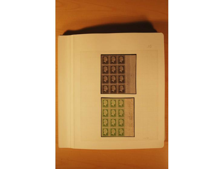 1850/67, zweibändige alte gestempelte Sammlung, dabei rd. 140 Briefe und gebrauchte Ganzsachen sowie eine Vielzahl von losen 