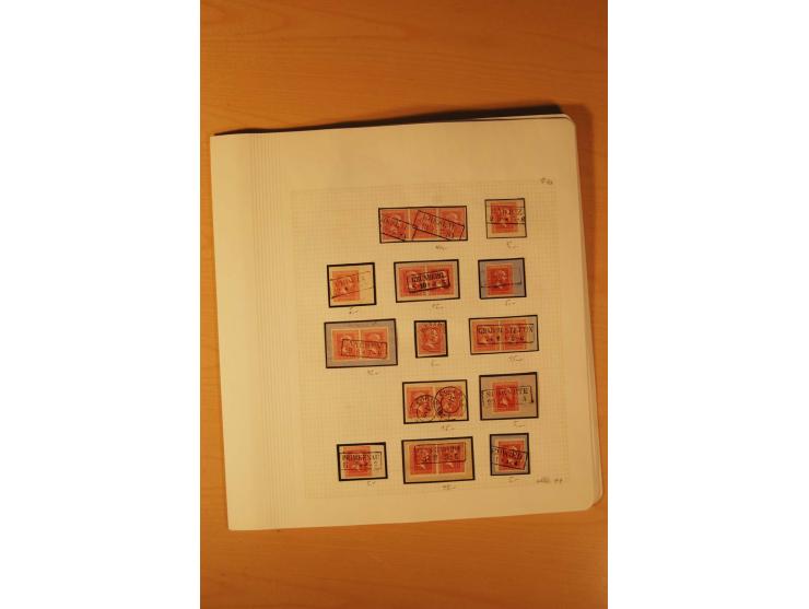 1850/67, zweibändige alte gestempelte Sammlung, dabei rd. 140 Briefe und gebrauchte Ganzsachen sowie eine Vielzahl von losen 