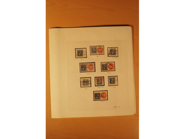 1850/67, zweibändige alte gestempelte Sammlung, dabei rd. 140 Briefe und gebrauchte Ganzsachen sowie eine Vielzahl von losen 