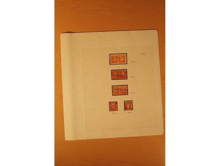 1850/67, zweibändige alte gestempelte Sammlung, dabei rd. 140 Briefe und gebrauchte Ganzsachen sowie eine Vielzahl von losen 