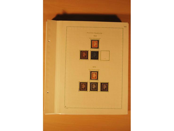 1850/67, ungebrauchte und gestempelte Sammlung, dabei Farbnuancen, dünnes Papier, Plattenfehler wie Mi.-Nr. 11I (Attest Kasta