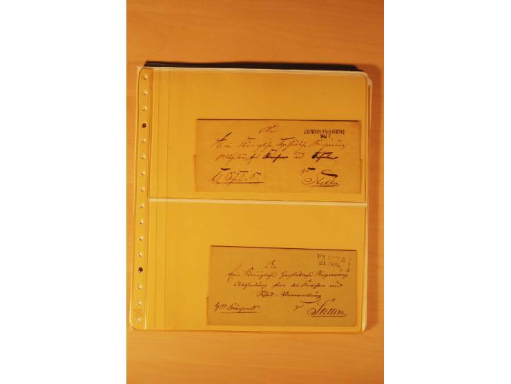 1850/67, ungebrauchte und gestempelte Sammlung, dabei Farbnuancen, dünnes Papier, Plattenfehler wie Mi.-Nr. 11I (Attest Kasta