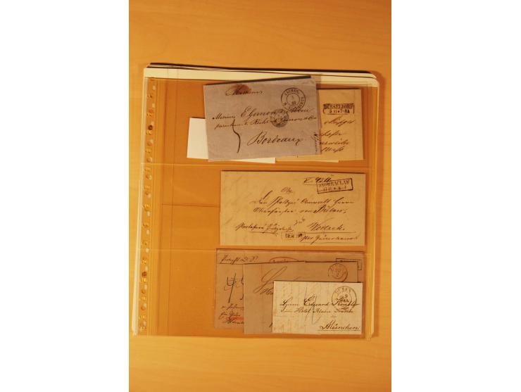 1850/67, ungebrauchte und gestempelte Sammlung, dabei Farbnuancen, dünnes Papier, Plattenfehler wie Mi.-Nr. 11I (Attest Kasta