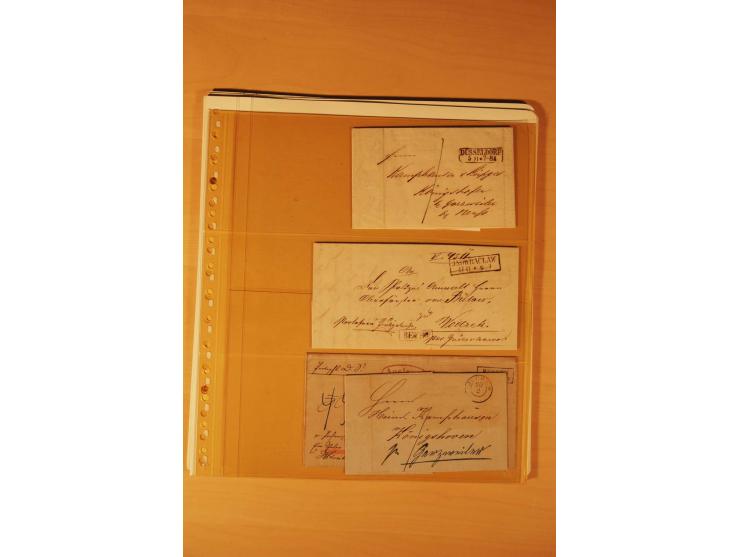1850/67, ungebrauchte und gestempelte Sammlung, dabei Farbnuancen, dünnes Papier, Plattenfehler wie Mi.-Nr. 11I (Attest Kasta