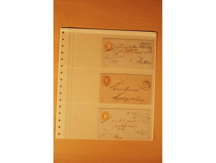 1850/67, ungebrauchte und gestempelte Sammlung, dabei Farbnuancen, dünnes Papier, Plattenfehler wie Mi.-Nr. 11I (Attest Kasta