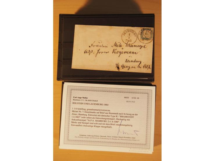 1850/67, ungebrauchte und gestempelte Partie, dabei bessere Werte wie Mi.-Nr. 1a ungebraucht (2) und gestempelt, Einheiten wi