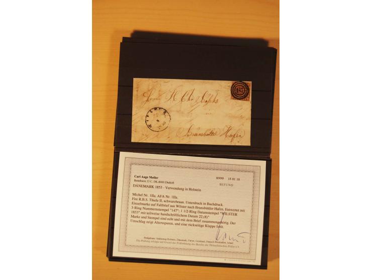1850/67, ungebrauchte und gestempelte Partie, dabei bessere Werte wie Mi.-Nr. 1a ungebraucht (2) und gestempelt, Einheiten wi
