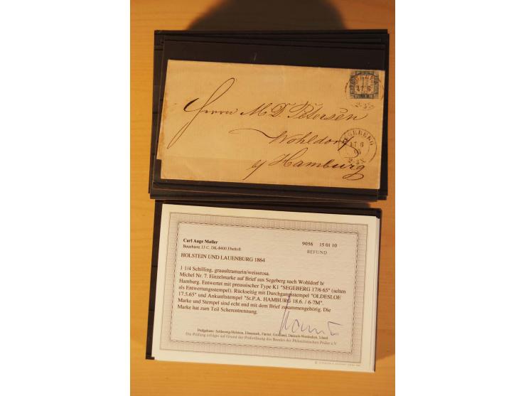 1850/67, ungebrauchte und gestempelte Partie, dabei bessere Werte wie Mi.-Nr. 1a ungebraucht (2) und gestempelt, Einheiten wi