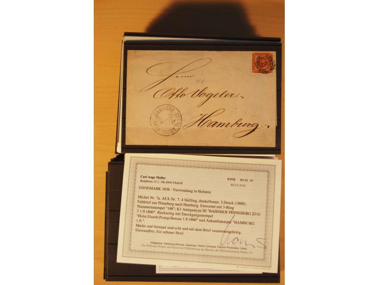 1850/67, ungebrauchte und gestempelte Partie, dabei bessere Werte wie Mi.-Nr. 1a ungebraucht (2) und gestempelt, Einheiten wi