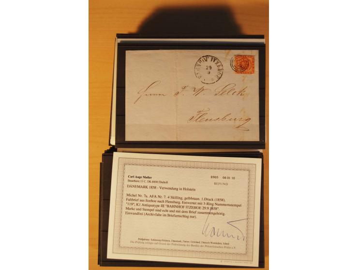 1850/67, ungebrauchte und gestempelte Partie, dabei bessere Werte wie Mi.-Nr. 1a ungebraucht (2) und gestempelt, Einheiten wi