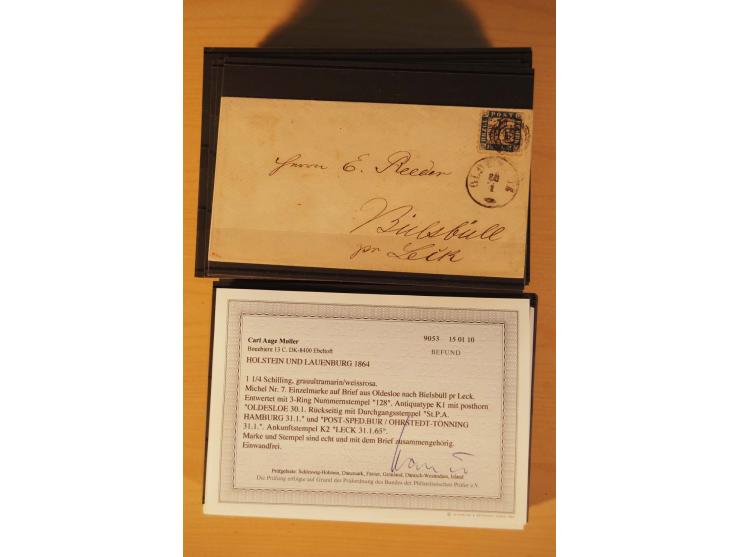 1850/67, ungebrauchte und gestempelte Partie, dabei bessere Werte wie Mi.-Nr. 1a ungebraucht (2) und gestempelt, Einheiten wi