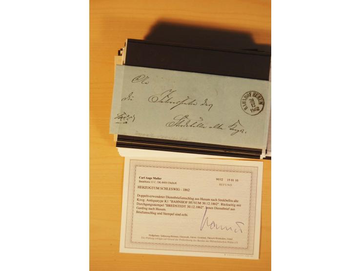 1850/67, ungebrauchte und gestempelte Partie, dabei bessere Werte wie Mi.-Nr. 1a ungebraucht (2) und gestempelt, Einheiten wi