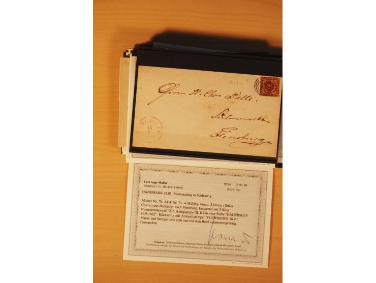 1850/67, ungebrauchte und gestempelte Partie, dabei bessere Werte wie Mi.-Nr. 1a ungebraucht (2) und gestempelt, Einheiten wi