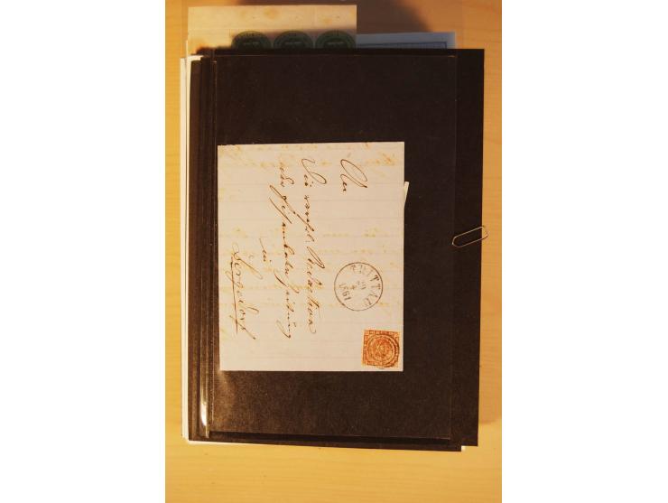 1850/67, ungebrauchte und gestempelte Partie, dabei bessere Werte wie Mi.-Nr. 1a ungebraucht (2) und gestempelt, Einheiten wi