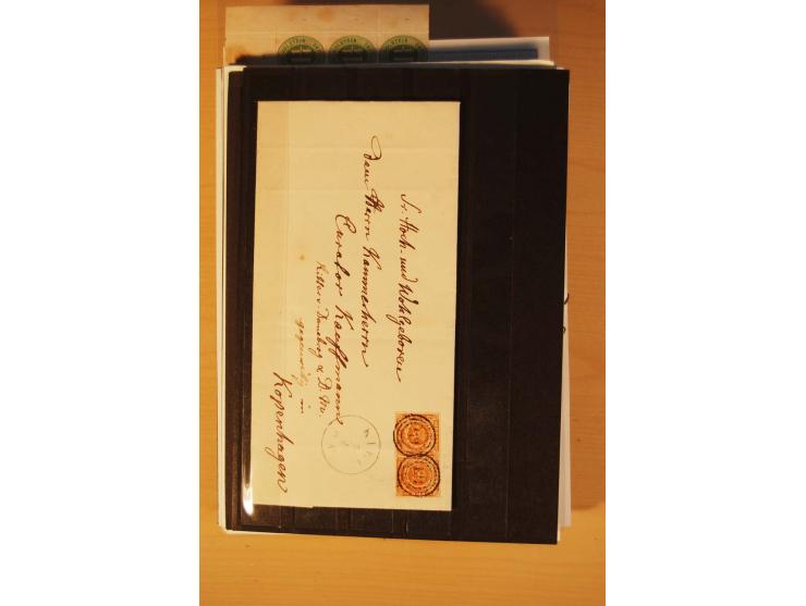 1850/67, ungebrauchte und gestempelte Partie, dabei bessere Werte wie Mi.-Nr. 1a ungebraucht (2) und gestempelt, Einheiten wi
