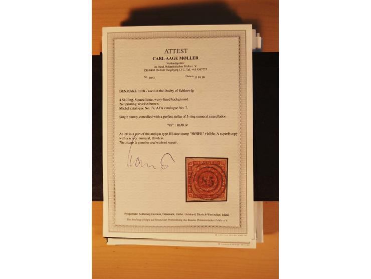 1850/67, ungebrauchte und gestempelte Partie, dabei bessere Werte wie Mi.-Nr. 1a ungebraucht (2) und gestempelt, Einheiten wi