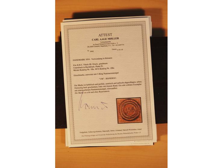 1850/67, ungebrauchte und gestempelte Partie, dabei bessere Werte wie Mi.-Nr. 1a ungebraucht (2) und gestempelt, Einheiten wi