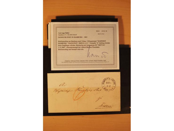 1850/67, ungebrauchte und gestempelte Partie, dabei bessere Werte wie Mi.-Nr. 1a ungebraucht (2) und gestempelt, Einheiten wi