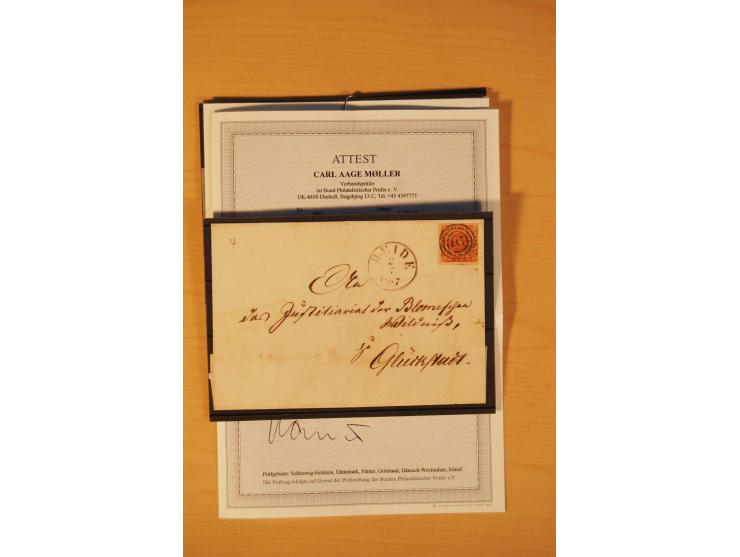 1850/67, ungebrauchte und gestempelte Partie, dabei bessere Werte wie Mi.-Nr. 1a ungebraucht (2) und gestempelt, Einheiten wi