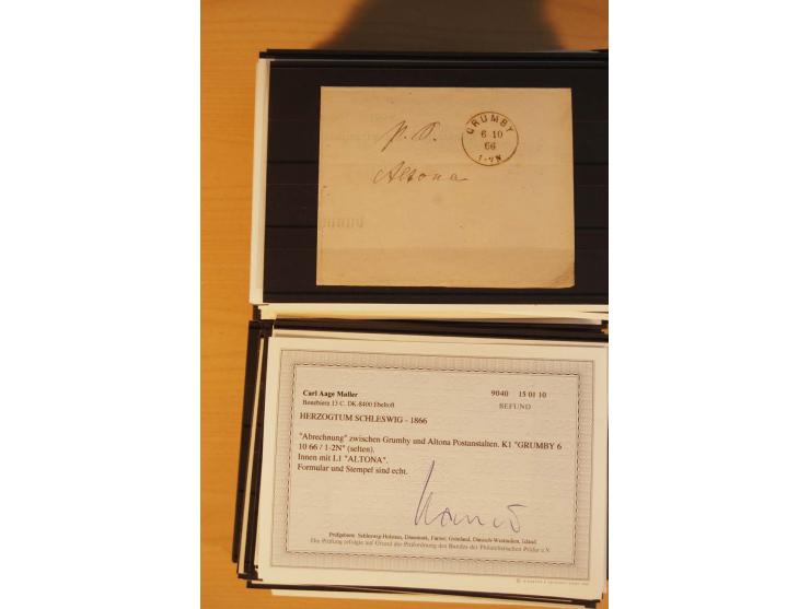 1850/67, ungebrauchte und gestempelte Partie, dabei bessere Werte wie Mi.-Nr. 1a ungebraucht (2) und gestempelt, Einheiten wi
