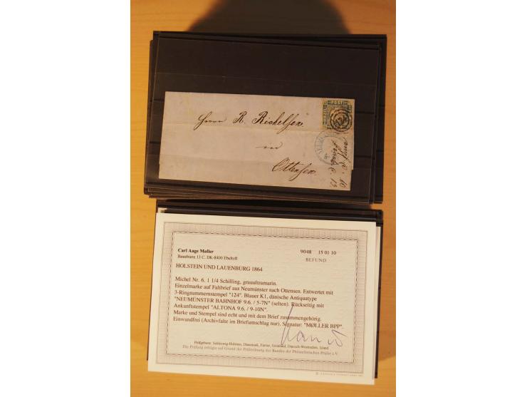 1850/67, ungebrauchte und gestempelte Partie, dabei bessere Werte wie Mi.-Nr. 1a ungebraucht (2) und gestempelt, Einheiten wi