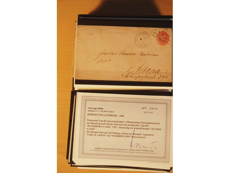 1850/67, ungebrauchte und gestempelte Partie, dabei bessere Werte wie Mi.-Nr. 1a ungebraucht (2) und gestempelt, Einheiten wi