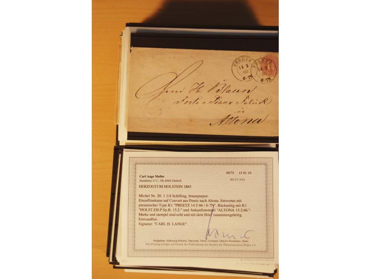 1850/67, ungebrauchte und gestempelte Partie, dabei bessere Werte wie Mi.-Nr. 1a ungebraucht (2) und gestempelt, Einheiten wi